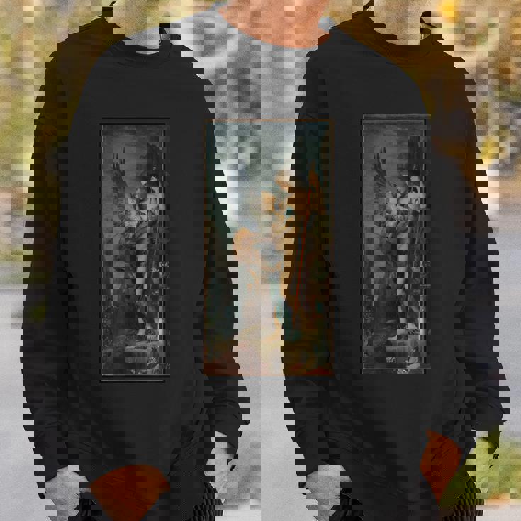 オイディプスとスフィンクス ギュスターヴ・モロー古代ギリシャ スウェットシャツ 彼への贈り物