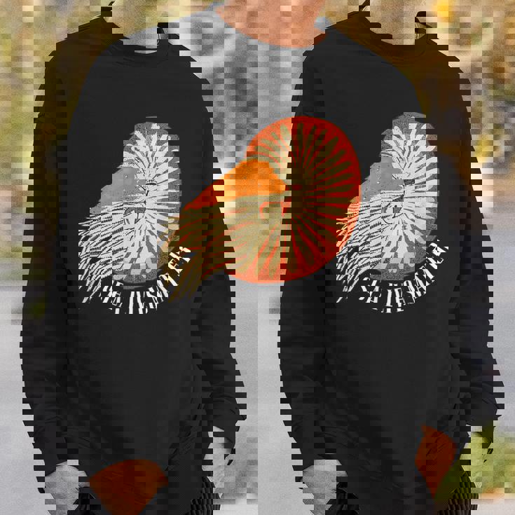 オウムガイ 海の生き物 太古の時代 海を救う スウェットシャツ 彼への贈り物