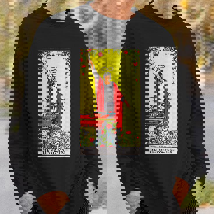 オリジナルrider Waite Deckからのマジシャンビンテージタロットカード スウェットシャツ 彼への贈り物