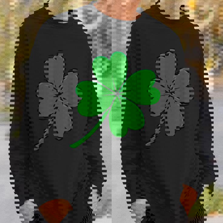 オリジナルラッキー四つ葉クローバー スウェットシャツ 彼への贈り物