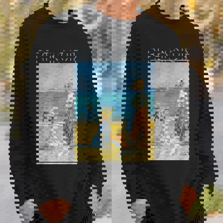 オーギュスト・ルノワール ビーチのフィギュア スウェットシャツ 彼への贈り物