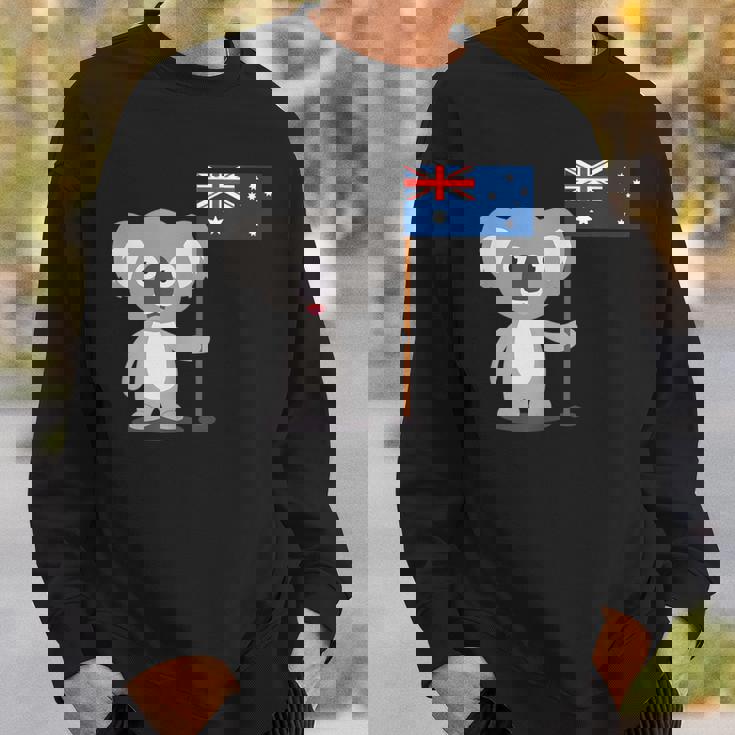 オーストラリアのコアラ オーストラリア国旗 スウェットシャツ 彼への贈り物