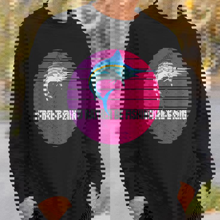 カジキ 水面から カジキバショウ バショウカジキ 深海釣り スウェットシャツ 彼への贈り物