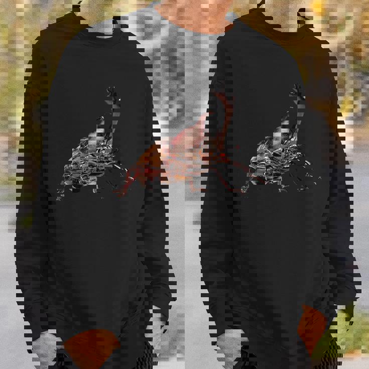 カブトムシの肖像画 スウェットシャツ 彼への贈り物