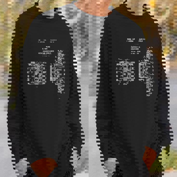 カメラ 青写真 ビンテージ 特許 写真 写真 写真 スウェットシャツ 彼への贈り物