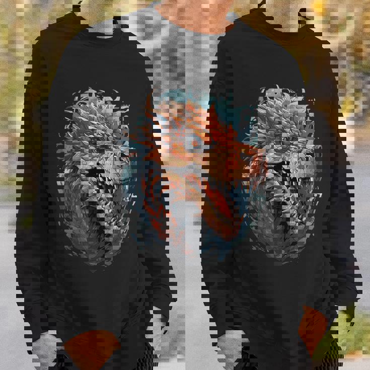 カラフルドラゴンi キッズドラゴン スウェットシャツ 彼への贈り物