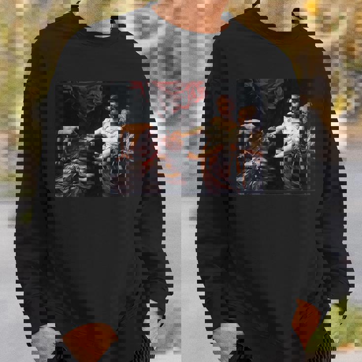 カラヴァッジョのジュディス・ホロフェルネス スウェットシャツ 彼への贈り物