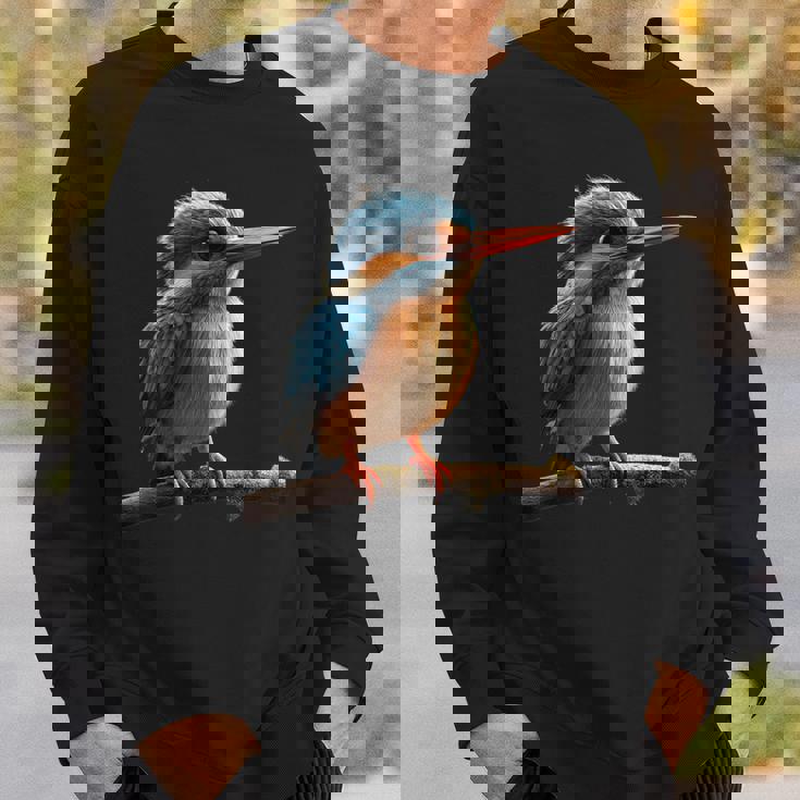 カワセミ カワセミ 鳥 甘いカワセミ カワセミ スウェットシャツ 彼への贈り物