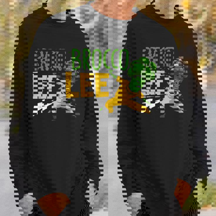 カンフー ブロッコリー ブロッコリー ビーガン 野菜 スウェットシャツ 彼への贈り物