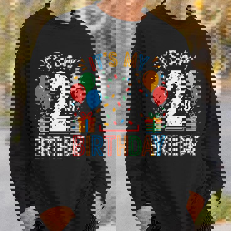 キッズ キッズ 2 歳の誕生日シャツ 男の子 幼児 2 人 2 歳の誕生日 スウェットシャツ 彼への贈り物