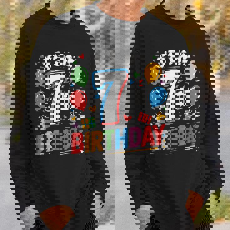 キッズ 7歳の誕生日シャツ男の子キッズ幼児7歳の誕生日男の子 スウェットシャツ 彼への贈り物