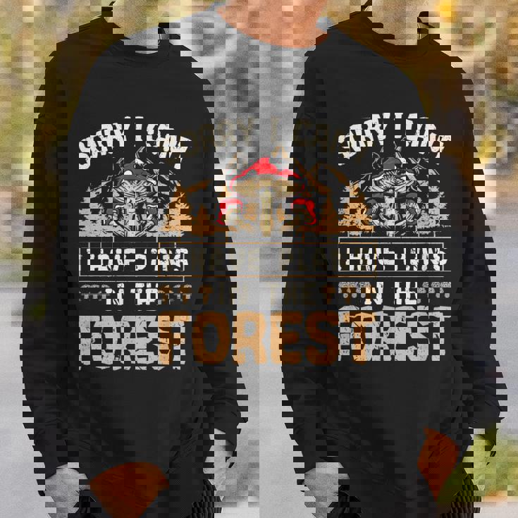 キノコ採集 面白いキノコ採り キノコ スウェットシャツ 彼への贈り物