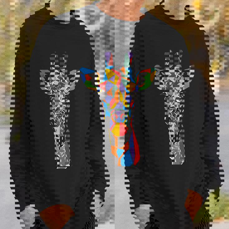 キリン 幾何学 スウェットシャツ 彼への贈り物