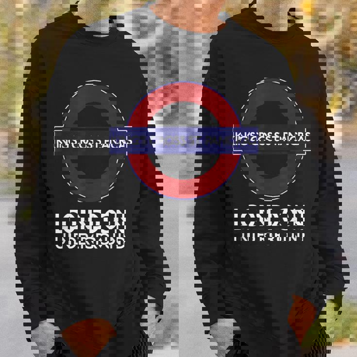 キングスクロス セントパンクラスロンドン地下鉄 スウェットシャツ 彼への贈り物