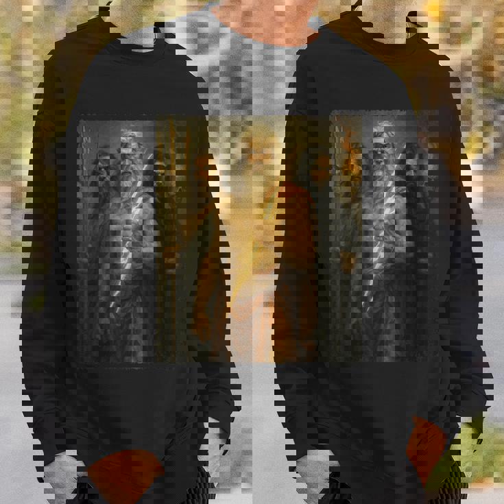 ギリシャ神 ゼウス・ポセイドン・ハデス ギリシャ神話 スウェットシャツ 彼への贈り物