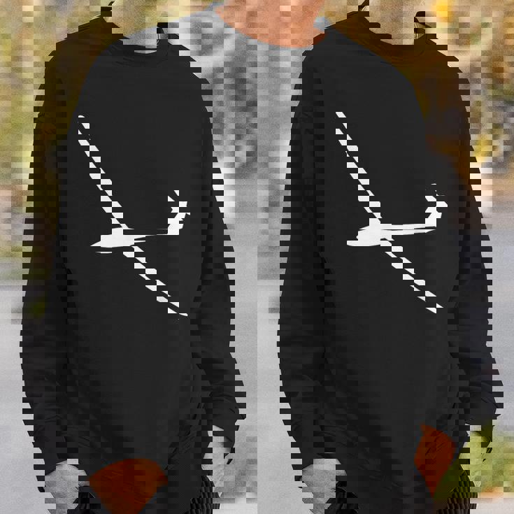 グライダー パイロット 高騰 飛行機 帆船 航空 スウェットシャツ 彼への贈り物