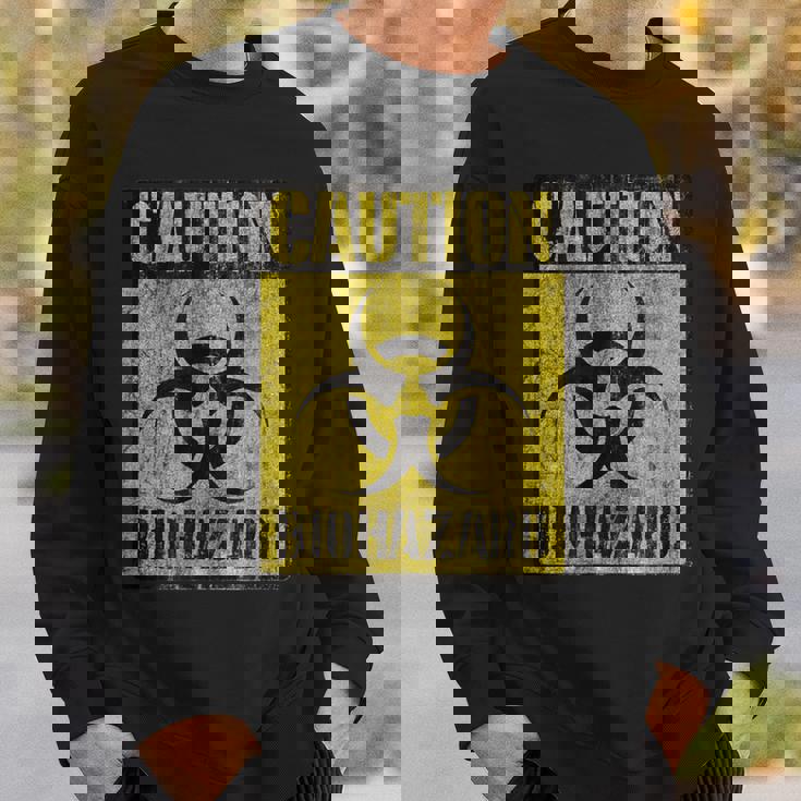 グランジ バイオハザード シンボル 黙示録後 警告サイン スウェットシャツ 彼への贈り物