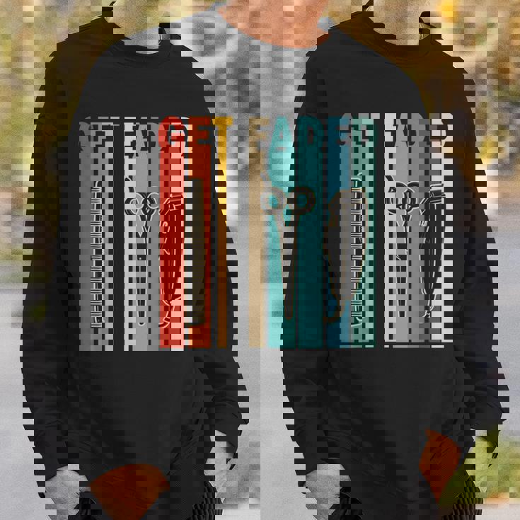 ゲット・フェード、バーバー・クリッパーズ、ファニー・バーバー スウェットシャツ 彼への贈り物