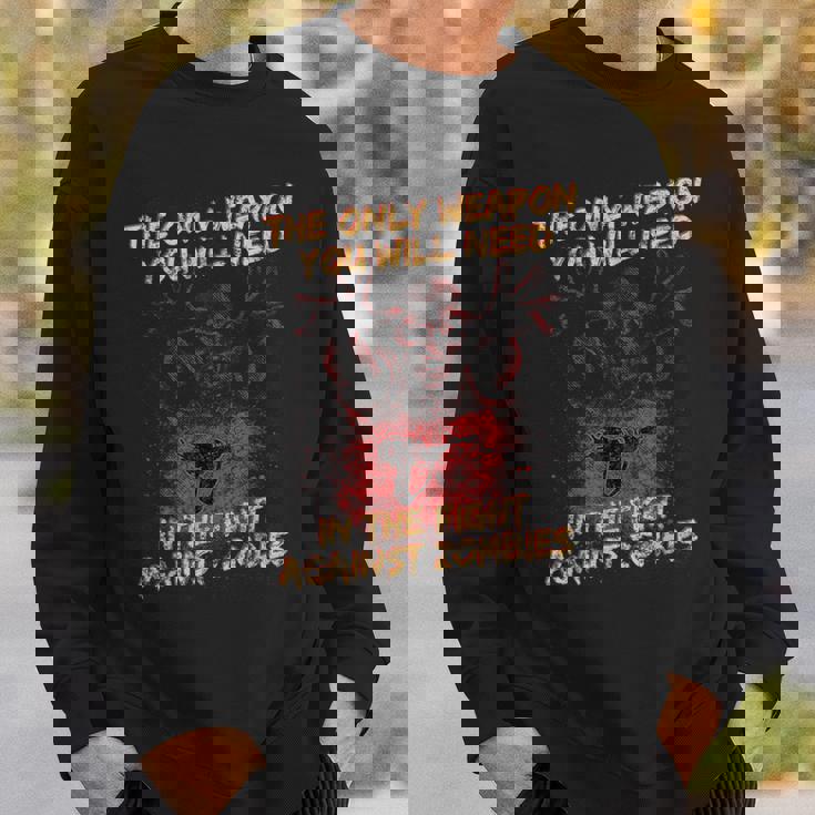 ゲーミング ゾンビ レイ ガン メンズ レディース キッズ ハロウィン スウェットシャツ 彼への贈り物