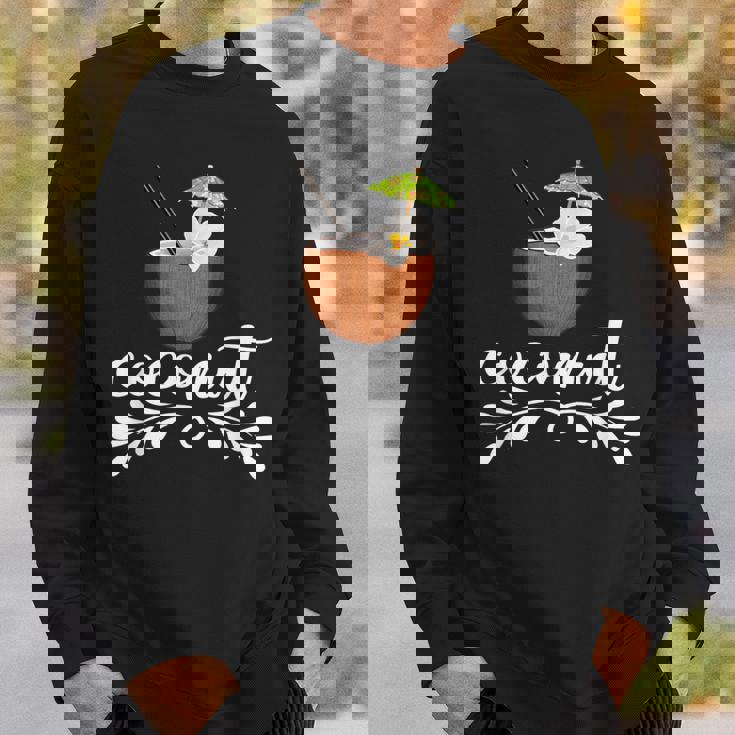 ココナッツ サマーフルーツ おもしろココナッツ スウェットシャツ 彼への贈り物