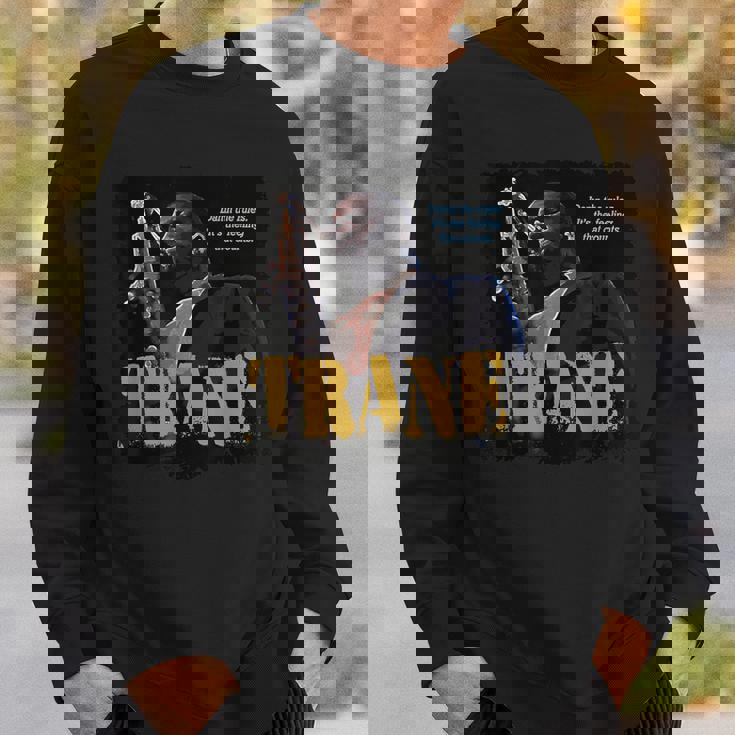 コルトレーン・ジャズ・ウィズム・サクソフォーン奏者 スウェットシャツ 彼への贈り物