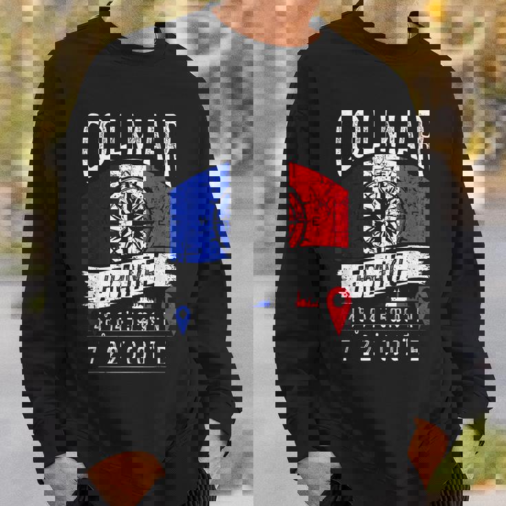 コルマール フランス国旗 Gps座標 コルマール スウェットシャツ 彼への贈り物