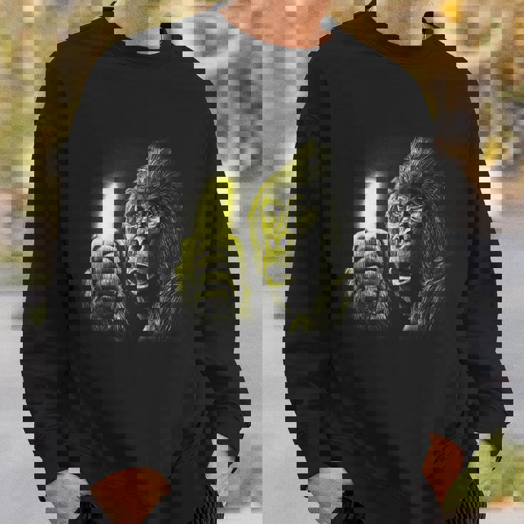 ゴリラとバナナ スウェットシャツ 彼への贈り物