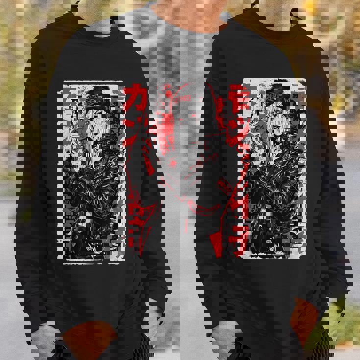 サイバーパンク パンクガール 日本のストリートウェア スウェットシャツ 彼への贈り物