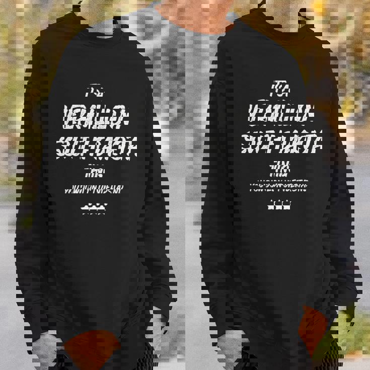 サウスダコタの朱色のものです 長袖tシャツ スウェットシャツ 彼への贈り物