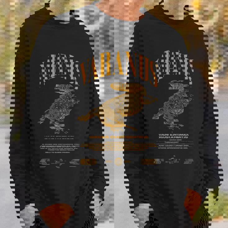 サバンナモニターモダンストリートウェアの爬虫類のキーパー 長袖tシャツ スウェットシャツ 彼への贈り物