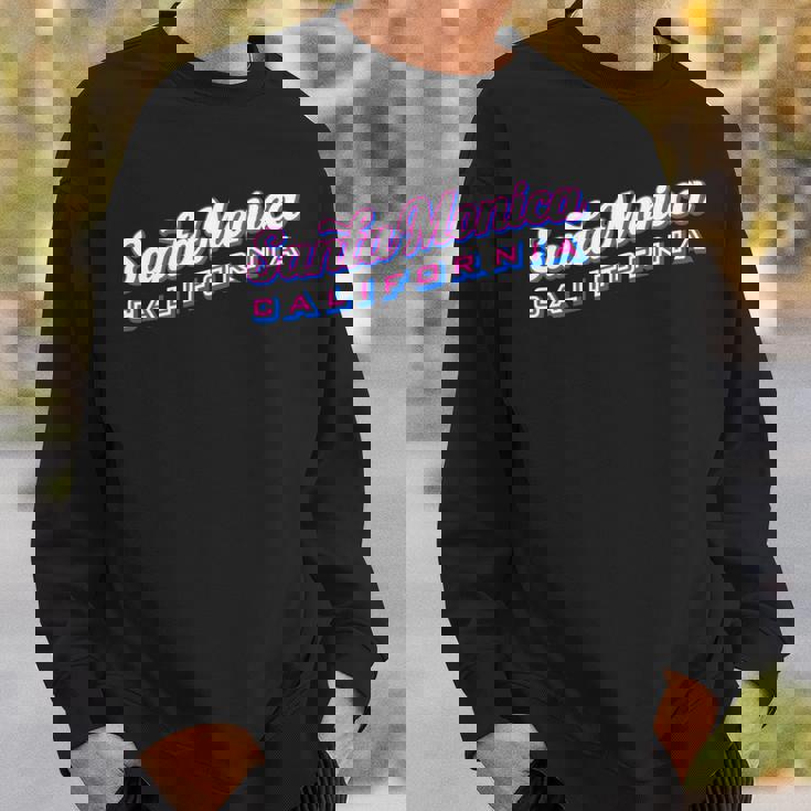 サンタモニカ Ca 長袖tシャツ スウェットシャツ 彼への贈り物