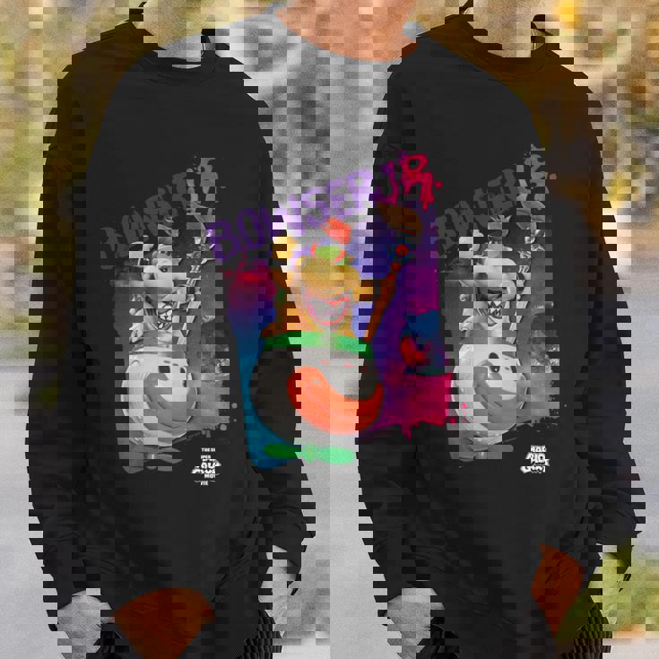 ザ・スーパーマリオギャラクシー・ムービー Bowser Jr Takes Over 長袖tシャツ スウェットシャツ 彼への贈り物