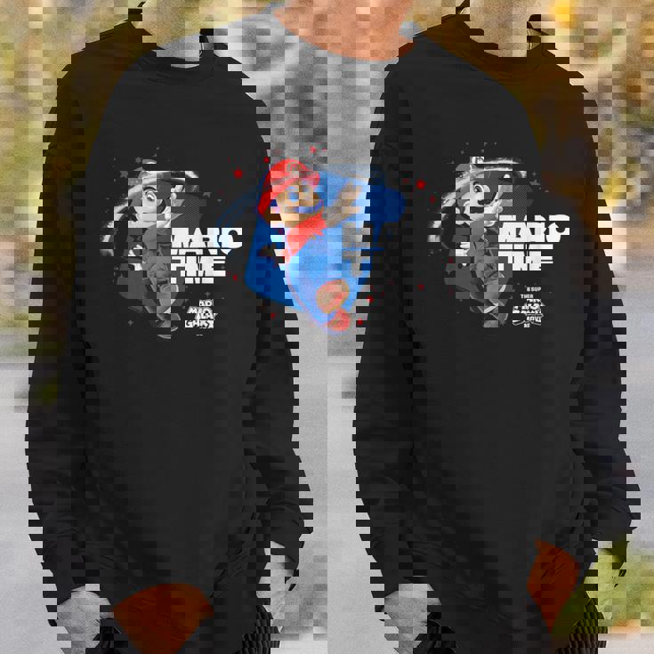 ザ・スーパーマリオギャラクシー・ムービー Timepin スウェットシャツ 彼への贈り物