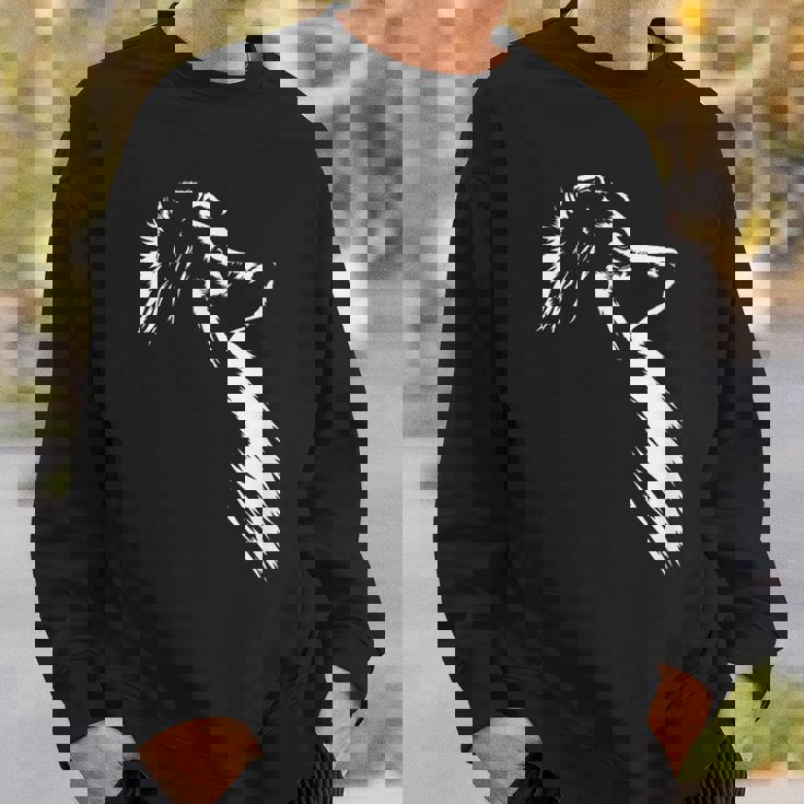 シェットランド・シープドッグ ポートレート シルエット 犬 シェルティー・ドッグ スウェットシャツ 彼への贈り物