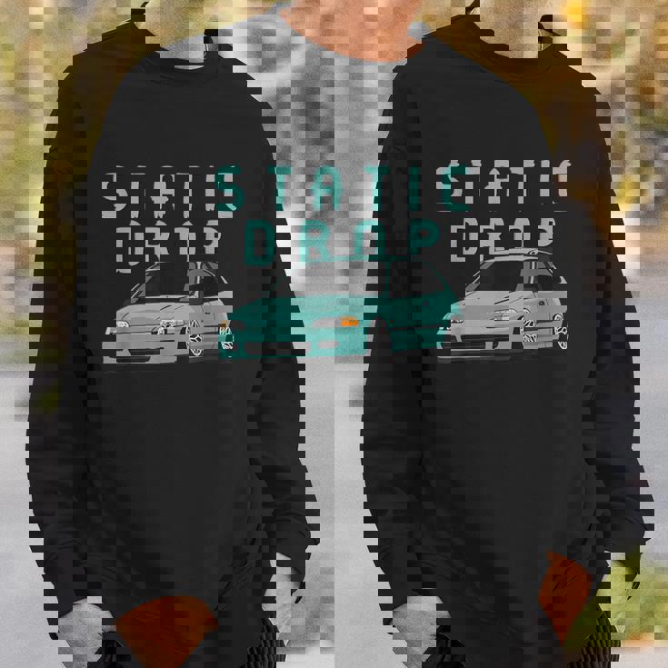 シビック 例 スタティックドロップ 日本車 スウェットシャツ 彼への贈り物