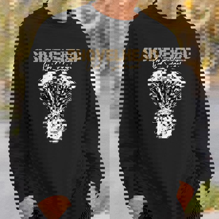 ショベルヘッド チョッパー ボバー オートバイ バイカー オールドスクール Hd スウェットシャツ 彼への贈り物