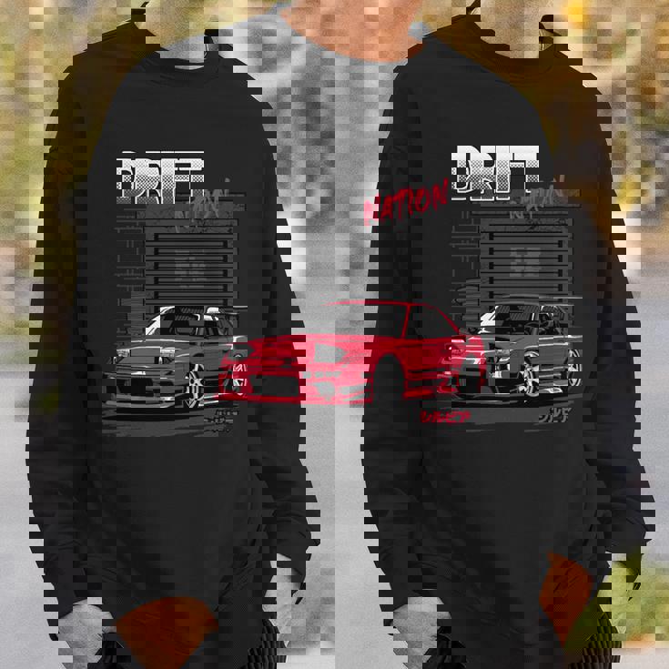 シルビア13 200Sx 恋人 スポーツカー 長袖tシャツ スウェットシャツ 彼への贈り物