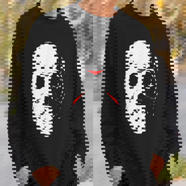 ジェイソンホッケーマスク ハロウィンシャツ 13日の金曜日 スウェットシャツ 彼への贈り物