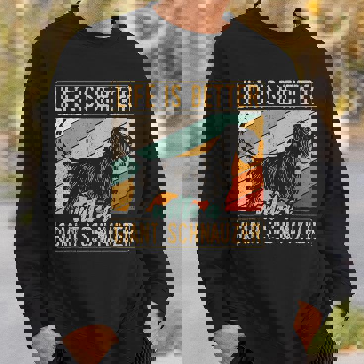 ジャイアント・シュナウザーの発言 シュナウザーの犬 スウェットシャツ 彼への贈り物