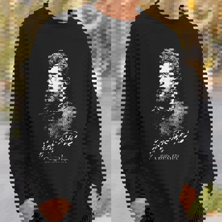 ジョルジュ・ビゼー。 フランスの作曲家。 クラッシック。 スウェットシャツ 彼への贈り物