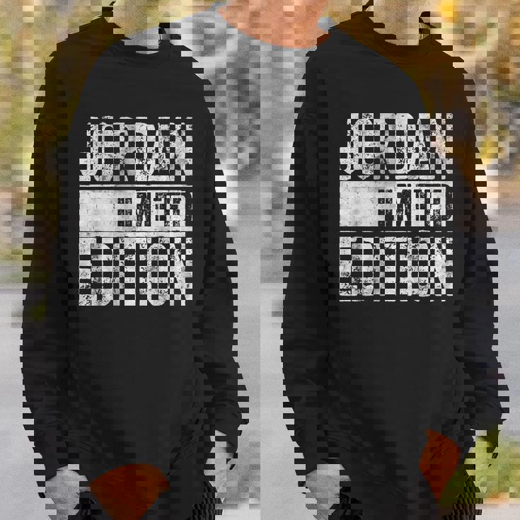 ジョークシャツ ジョーダン 限定版 面白い名前入り スウェットシャツ 彼への贈り物