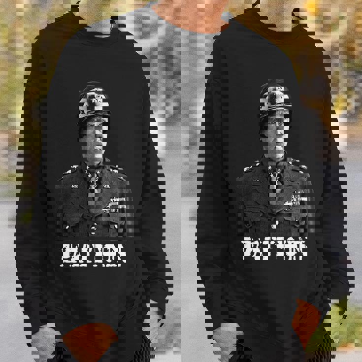 ジョージ・パットン 第二次世界大戦 勝利 記念 独立記念日 長袖tシャツ スウェットシャツ 彼への贈り物