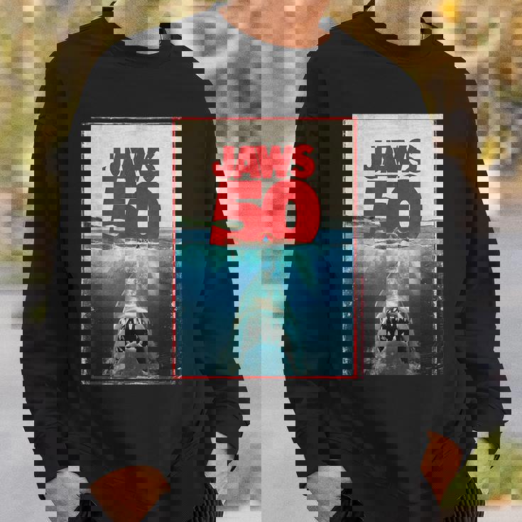 ジョーズ 50 ジョーズ 2025 セレブレーション クラシック スウェットシャツ 彼への贈り物