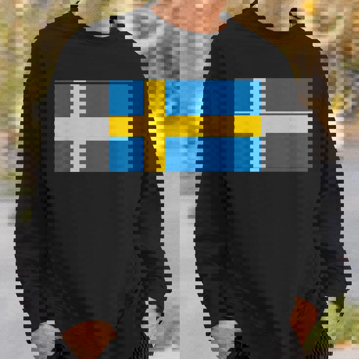 スウェーデンの国旗 スウェットシャツ 彼への贈り物