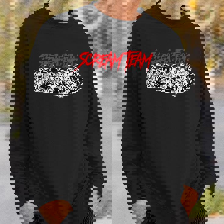 スクリームチーム ホラー映画 長袖tシャツ スウェットシャツ 彼への贈り物