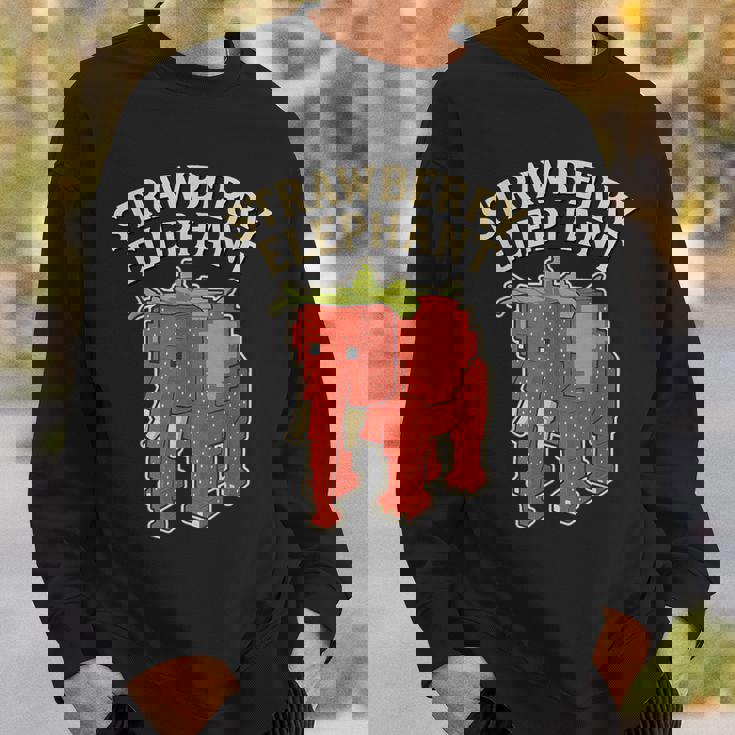 ストロベリーエレファント 面白いイタリアンブレインロットゲームミーム スウェットシャツ 彼への贈り物