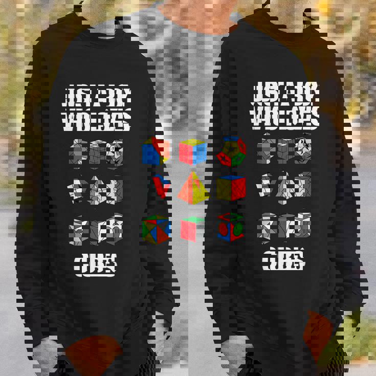 スピードキューブパズル キューブキューブ キッズ スウェットシャツ 彼への贈り物