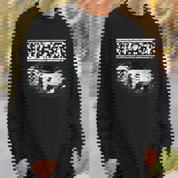 スポーツカーファンに最適なスーtシャツ スウェットシャツ 彼への贈り物