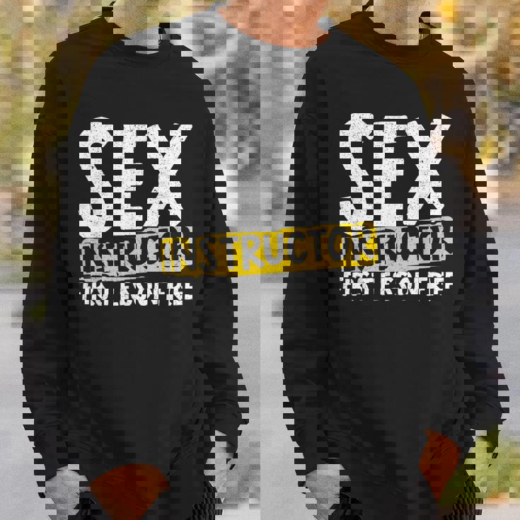 セックス教師のためのセックスインストラクター スウェットシャツ 彼への贈り物