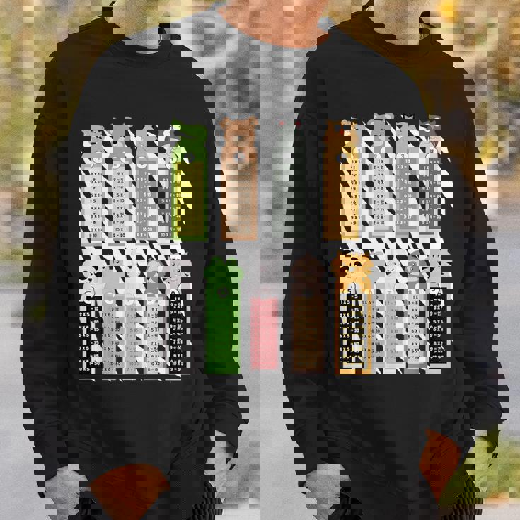 ゼブラプリント 算数 仮装アイデア キッズ&掛け算 スウェットシャツ 彼への贈り物